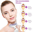 Massageador Facial com Fototerapia Anti-Rugas DermaLift